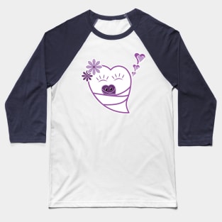 Loving Heart with Baby Baseball T-Shirt